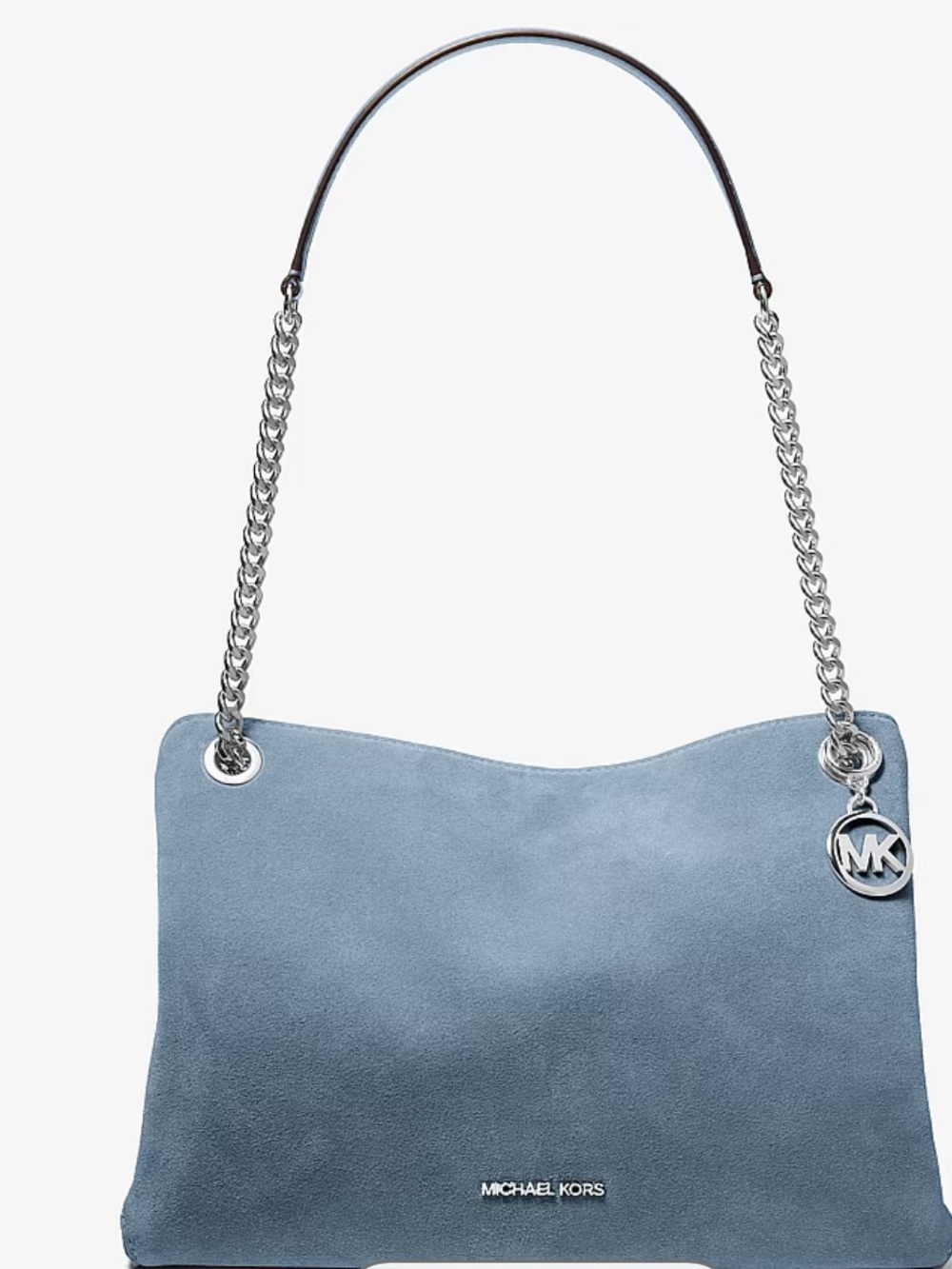 Michael Kors Medium Denim Medium Gusset Messenger